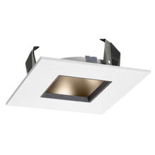 Juno - Downlighting fixtures - Juno 4-in 47L Series Adjustable Trim, Wheat Haze with White Trim - Model 47LSQ WHZWH