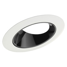 4IN Round Lensed Trim,Pewter, Satin Chrome Trim Ring