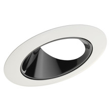 4IN Super Slope Trim,Black, White Trim Ring