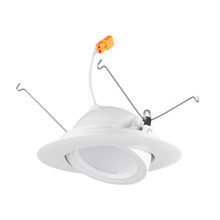 5IN Juno Basics Retrofit Adjustable, 600 Nominal LM, 2700K, 90+ CRI, Wide Flood, 120V, Forward/Reverse Phase Cut, White
