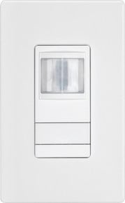 Wall Switch Senor - Line Voltage, Passive Dual Technology, Ivory