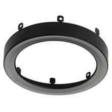 Juno SlimForm Accessory Trim - Round, 5IN, Black