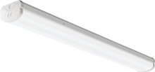 4FT LED Wraparound,Nominal 4000 LM,Curved, linear prismatic with trim ring,eldoLED dimming 1%,80+ CRI, 4000K,Nlight Air 2.0,Networked wireless, fixture integrated occupancy and daylight sensor