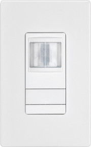 Wall Switch Senor - Line Voltage, Multi-Way Option, Passive Dual Technology, Dimming, White