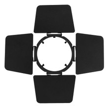 Trac-Master 3-3/4IN Diameter Barn Doors - Black, 3.75IN Diameter