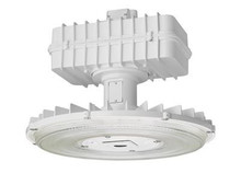 Round industrial high bay,24,000LM,Glass lens,Wide distribution,120V-277V,Generic driver 0-10V dimming,5000K,80 color rendering index,White, super durable