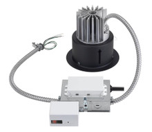 8IN Commercial LED Retrofit,2000 Nominal LM,3000K,90+ CRI,Multi-Volt,0-10V Dimming Driver,White, White Trim Ring