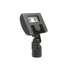 Flood Luminaire, 4000K, Narrow Spot, 120-277V, Integral Slipfitter, Bronze Finish