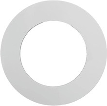 LBR Goof Ring 9 3/4 Inch to 10 3/4 Inch, White Plastic - LBRGR910 WR U