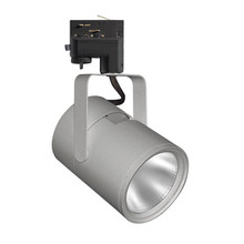 Trac-Master Flat Back Cylinder LED,4000K,90 CRI,Phase Dimmable,Narrow Flood,Silver