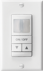 Wall Switch Sensor
,Passive Dual Technology
,Low Voltage,Raise/Lower Dimming,Light Almond