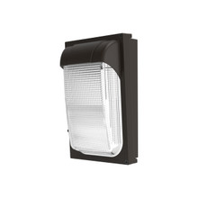 TWX LED Size 1 Wallpack,Adjustable light output,4000K,120-277V,Photocell, buttontype,Dark bronze finish, super durable