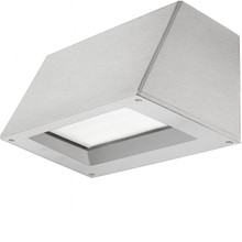 LED Trapezoid Wallpack, 1500 Lumens, 4000K, Wide Beam, 120-277V, Natural Aluminum Finish - WST LED P1 40K VW MVOLT DNAXD