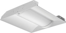 Recessed Volumetric 1x4 LED,Nominal 3000 LM,Curved, linear prismatic,eldoLED dimming 1%,80+ CRI, 4000K,nLight with 100% (L100) LM management