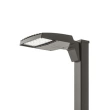 RSX LED Area Light, Size 1, 17242 Lumens, 4000K Cool White, Type V Beam, 120-277V, Square pole mounting, Nlight air gen 2 controller, Motion/ambient sensor 15-30FT- Networked, Dark bronze finish - RSX LED1 LED P4 40K R5S MVOLT SPA NLTAIR2 PIRHN DDBX
