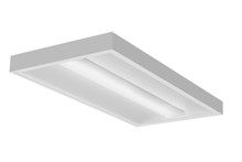Basket LED lensed troffer 2x4, surface m - 2BLTX4 48L ADP GZ10 EL14L LP840