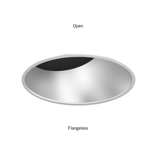 3IN Shallow Angle-Cut Reflector, Clear Specular, Flangeless