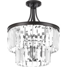 Glimmer Collection Three-Light 19" Semi-Flush Convertible - Dry Location Listed - Model P2326-20