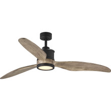 Farris Collection Three-Blade Carved Wood 60" Ceiling Fan - Dry Location Listed - Model P250002-143-30