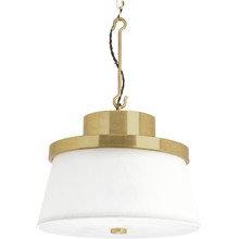 Progress Lighting Windbluff Collection Brushed Brass Pendant - Dry Location Listed