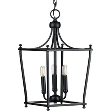 Parkhurst Collection Black Three-Light Foyer - Dry Location Listed