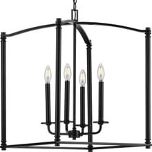 Winslett Collection Black Four-Light Foyer - Dry Location Listed