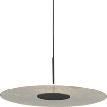 Spoke LED Collection Matte Black Modern Style Hanging Pendant Light - Damp Location Listed