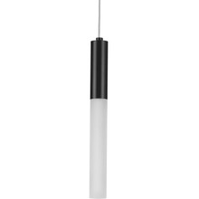 Kylo LED Collection One-Light Matte Black Modern Style Hanging Pendant Light - Damp Location Listed