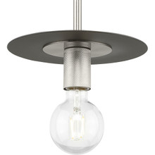 Trimble Collection One-Light Brushed Nickel Mini Pendant - Dry Location Listed