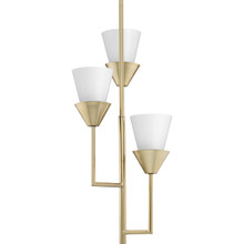 Pinellas Collection Three-Light Soft Gold Contemporary Pendant - Dry Location Listed