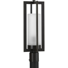 Janssen Collection Oil Rubbed Bronze One-Light Post Lantern - Wet Location Listed