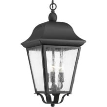Kiawah Collection Three-Light Hanging Lantern - Damp Location Listed