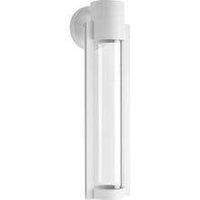 Z-1030 Collection 5" One-Light LED Satin White Medium Modern Wall Lantern - Wet Location Listed