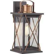 Barlowe Collection Antique Bronze One-Light Medium Wall Lantern - Wet Location Listed