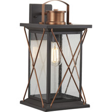 Barlowe Collection Antique Bronze One-Light Large Wall Lantern - Wet Location Listed