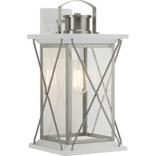 Barlowe Collection Stainless Steel One-Light Large Wall Lantern - Wet Location Listed