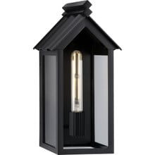 Progress Lighting Dunemere Matte Black Outdoor Wall Lantern with DURASHIELD - Wet Location Listed - Model P560304-31M