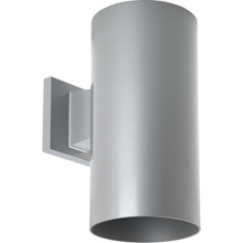 6" Metallic Gray LED Outdoor Wall Cylinder - Wet Location Listed