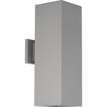 6" LED Square Up/Down Outdoor Wall Mount Fixture - Damp Location Listed - Model P5644-82-30K