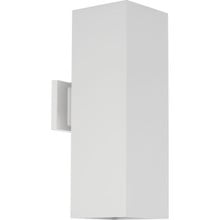 6" Square Two-Light Up/Down Wall Lantern - Damp Location Listed