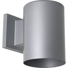 5" Metallic Gray LED Outdoor Wall Cylinder - Wet Location Listed