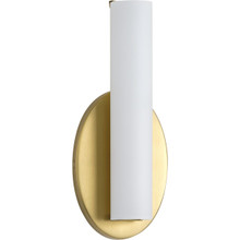 Parallel LED Collection Satin Brass 11" LED Wall Bracket - Damp Location Listed