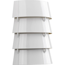 Progress Lighting Surfrider Collection White Wall Sconce - Dry Location Listed