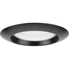 Intrinsic Collection 4" Adjustable Eyeball 5-CCT Black Recessed Trim 
