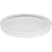 Cylinder Lens Collection White 6-Inch Round Cylinder Cover