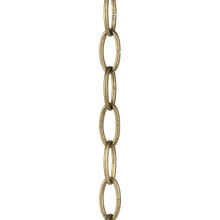 48-Inch 9-gauge Distressed Brass Accessory Chain