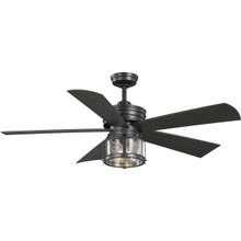 Midvale Collection 5-Blade Blistered Iron 56-Inch AC Motor Coastal Ceiling Fan - Damp Location Listed