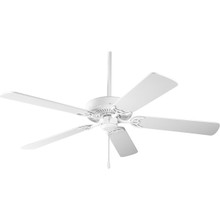 AirPro Energy Star-Rated 52-Inch White 5-Blade AC Motor Traditional Ceiling Fan - Dry Location Listed