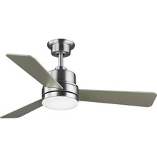 Trevina II Collection 44" Three-Blade Brushed Nickel Ceiling Fan - Dry Location Listed
