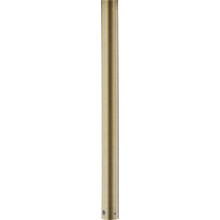 AirPro Collection 48 In. Ceiling Fan Downrod in Vintage Brass